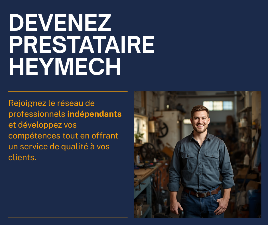 HeyMech Devenez Prestataire - rejoignez la plateforme