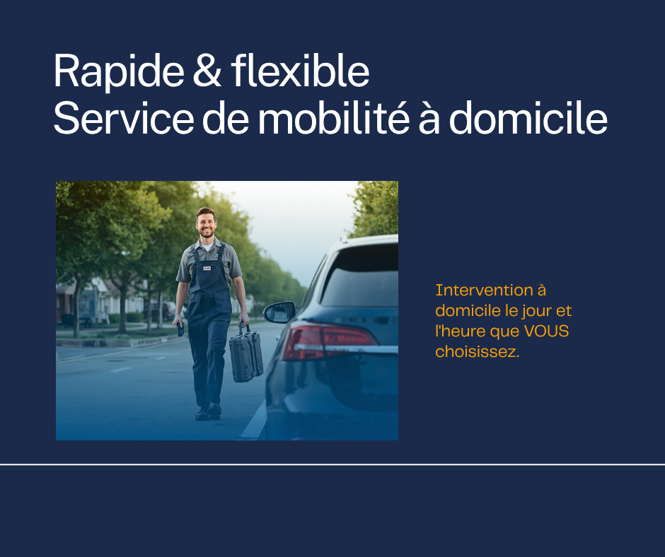 Rapide et flexible - intervention à domicile